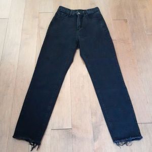 Shein high waist black mom jeans